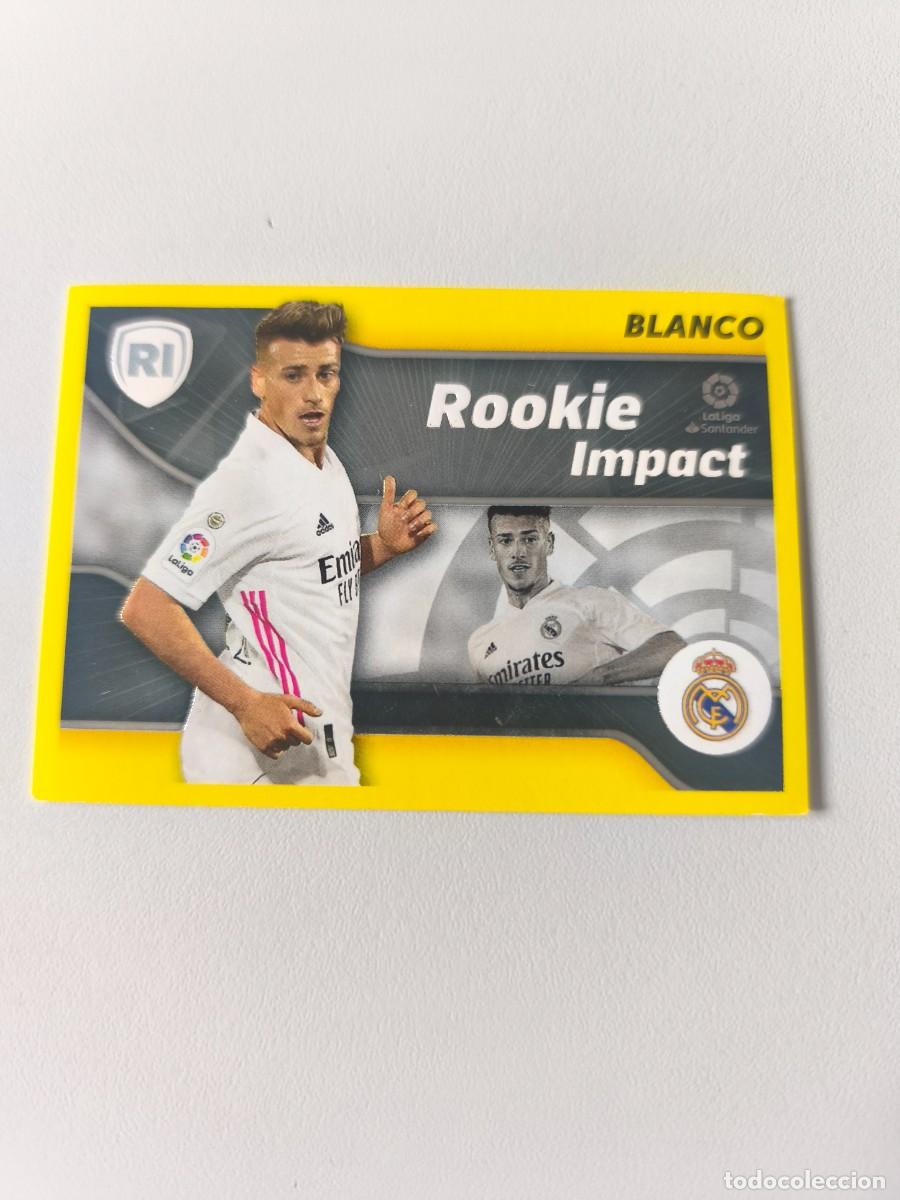 Cromos de f&uacute;tbol: LIGA ESTE 2021 2022 21 22 BLANCO REAL MADRID ROOKIE IMPACT 4 CMR2