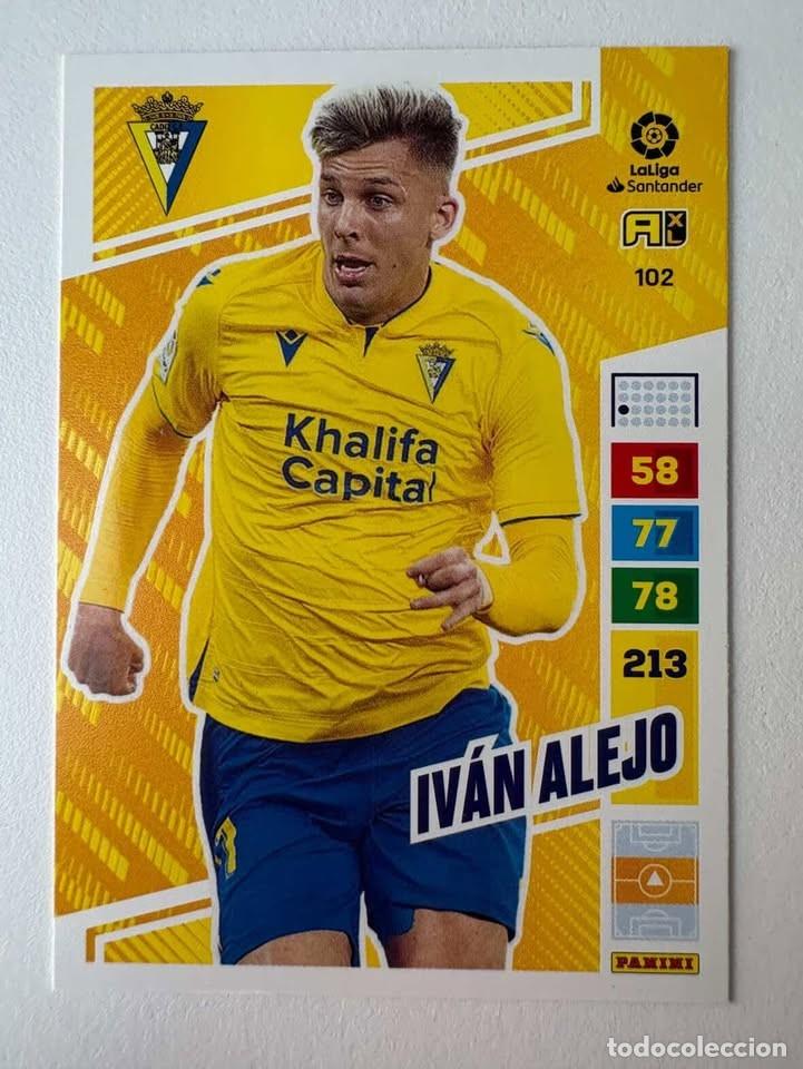 Cromos de f&uacute;tbol: Iv&aacute;n Alejo C&aacute;diz 102 Adrenalyn 2022-23