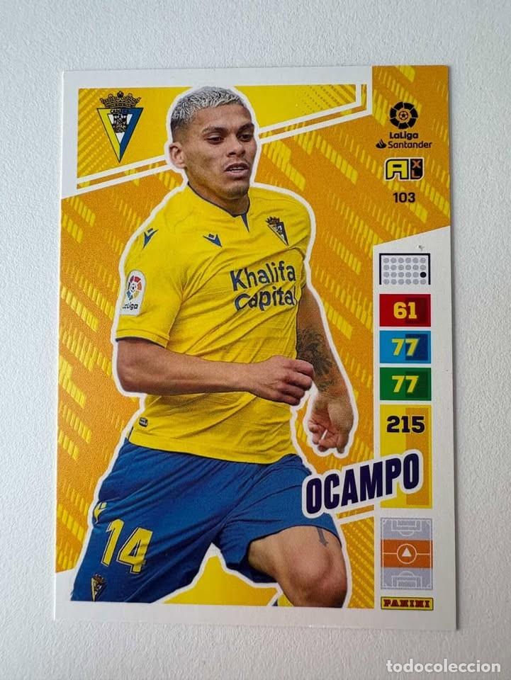 Cromos de Futebol: Ocampo C&aacute;diz 103 Adrenalyn 2022-23