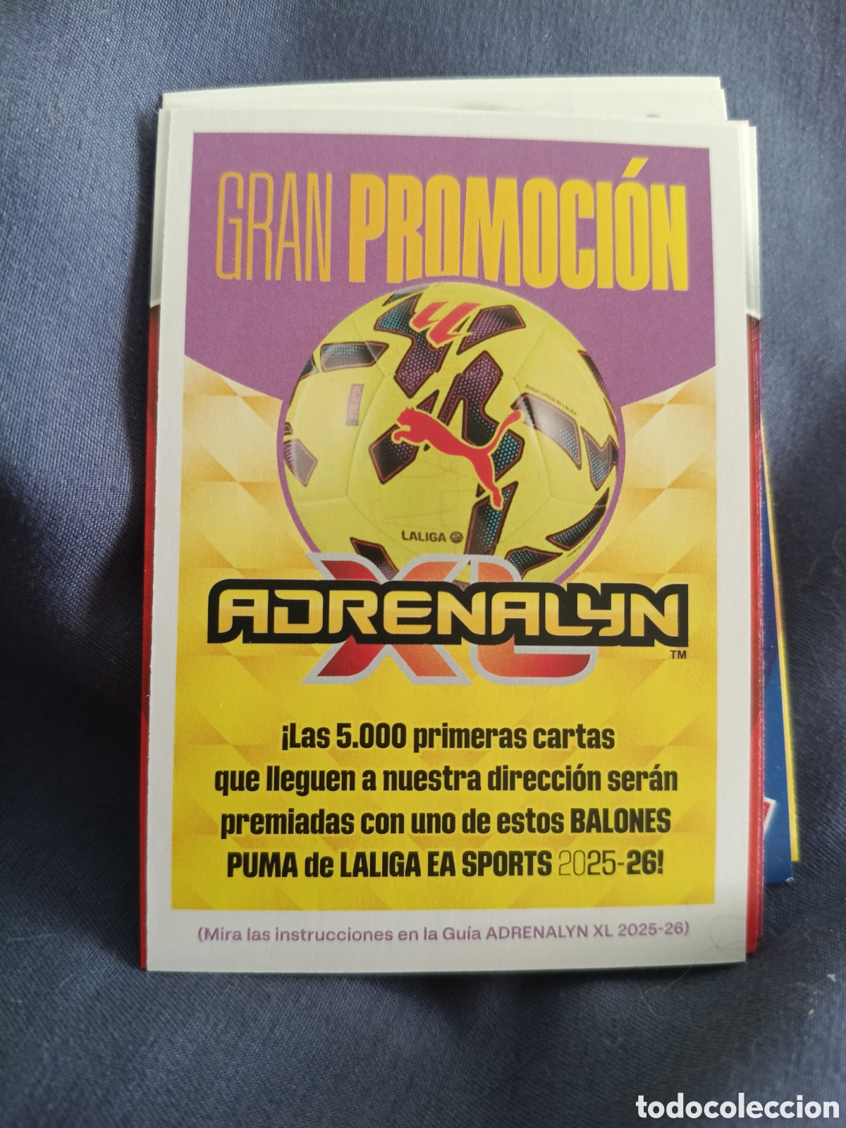 Cromos de Futebol: tarjeta promocional de la colecci&oacute;n Panini Adrenalyn XL LaLiga para la temporada 2025-26