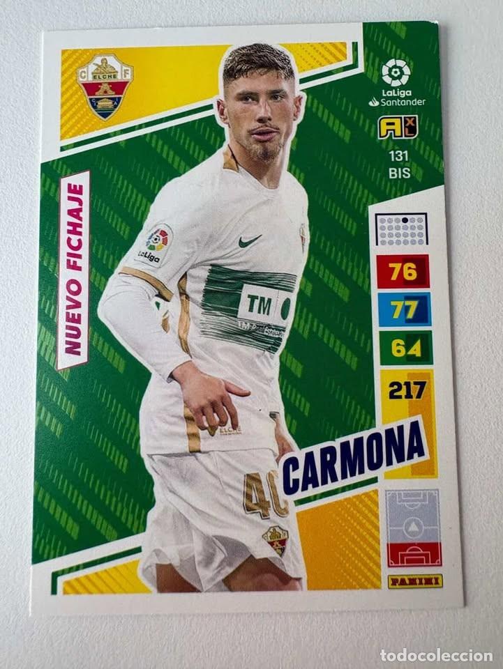 Figurine di Calcio: Carmona Nuevo Fichaje Elche 131bis Adrenalyn 2022-23