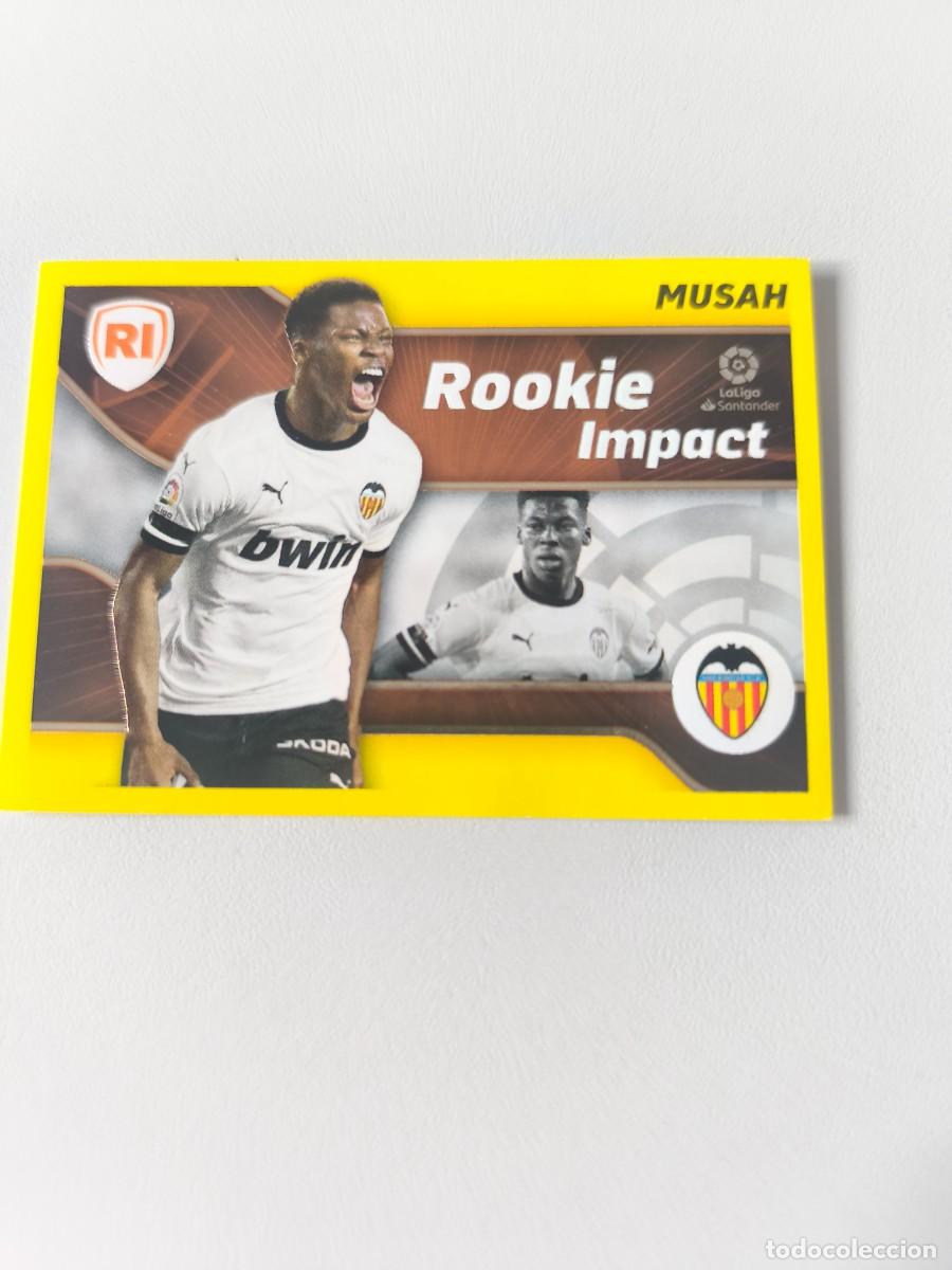 Figurine di Calcio: LIGA ESTE 2021 2022 21 22 MUSAH VALENCIA ROOKIE IMPACT 4 CMR2
