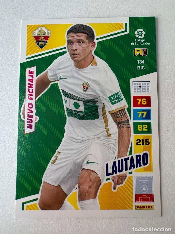 Cromos de f&uacute;tbol: Lautaro Nuevo Fichaje Elche 134bis Adrenalyn 2022-23
