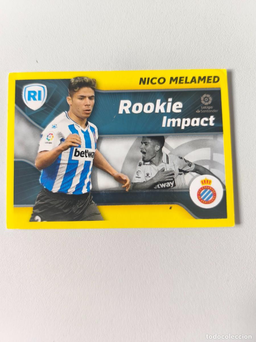 Cromos de f&uacute;tbol: LIGA ESTE 2021 2022 21 22 NICO MELAMED ESPA&Ntilde;OL 4 ROOKIE IMPACT CMR2
