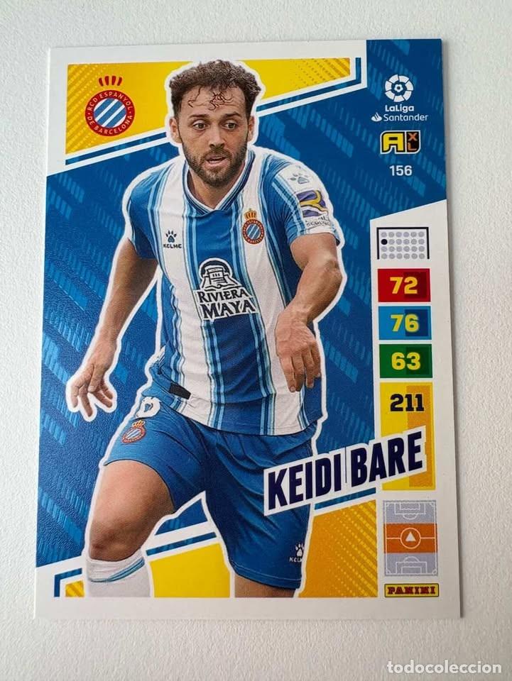 Cromos de f&uacute;tbol: Keidi Bare Espanyol 156 Adrenalyn 2022-23