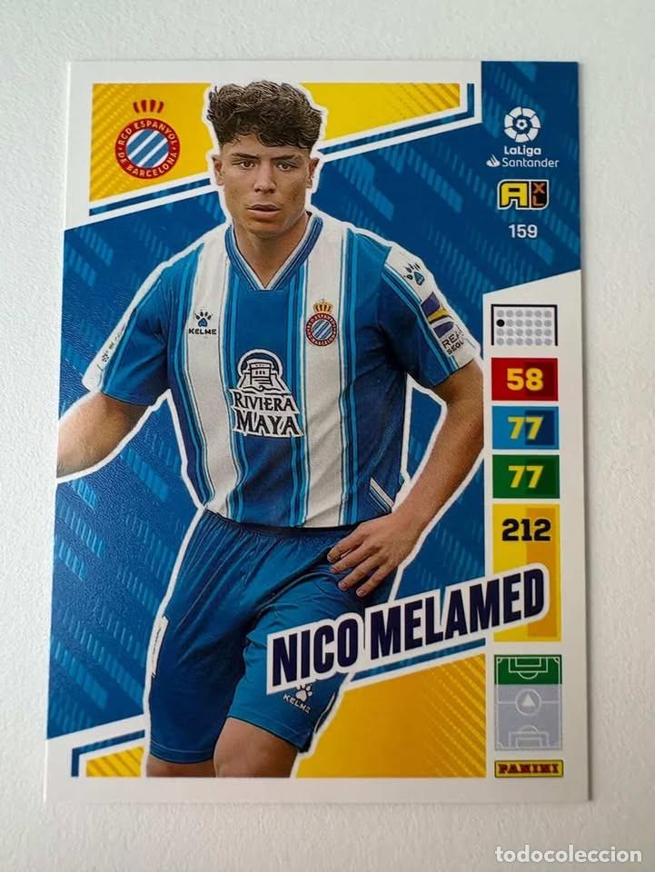 Cromos de f&uacute;tbol: Nico Melamed Espanyol 159 Adrenalyn 2022-23