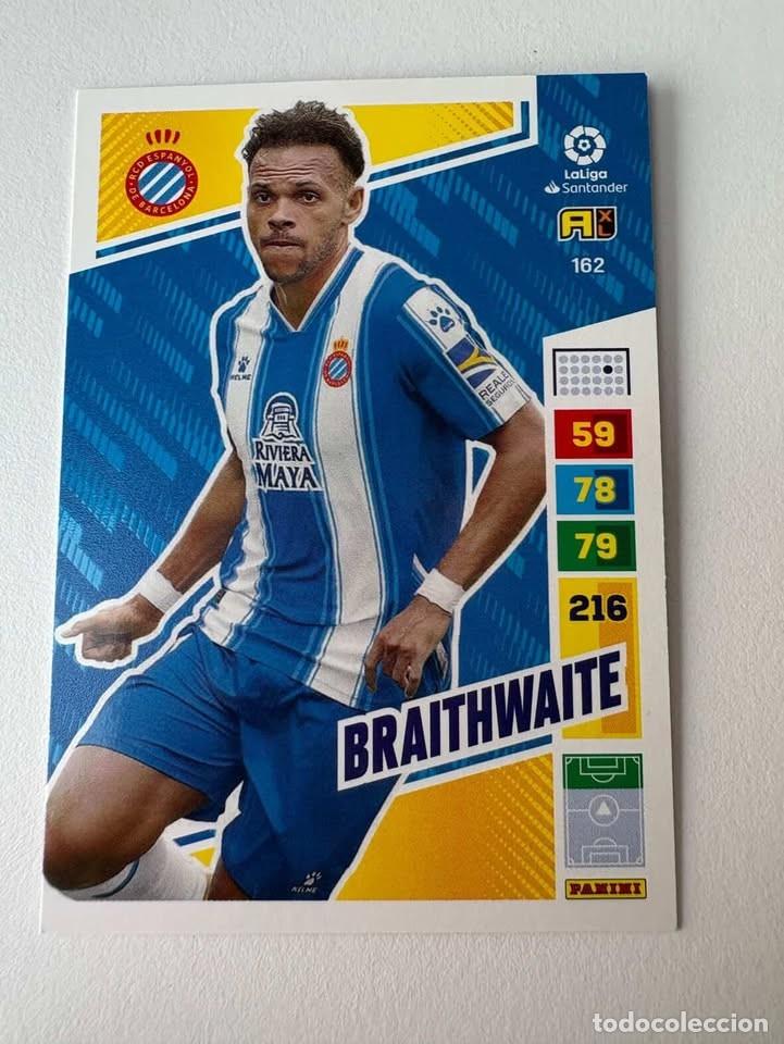 Cromos de f&uacute;tbol: Braithwaite Espanyol 162 Adrenalyn 2022-23