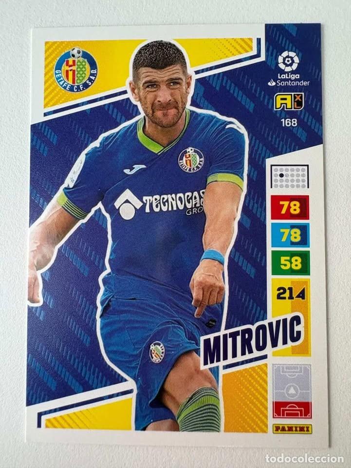 Cromos de f&uacute;tbol: Mitrovic Getafe 168 Adrenalyn 2022-23