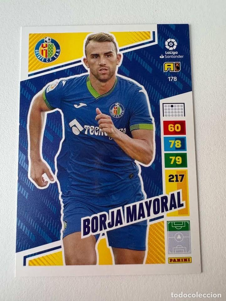 Cromos de f&uacute;tbol: Borja Mayoral Getafe 178 Adrenalyn 2022-23