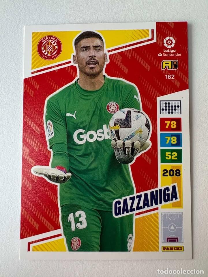 Cromos de f&uacute;tbol: Gazzaniga Girona 182 Adrenalyn 2022-23