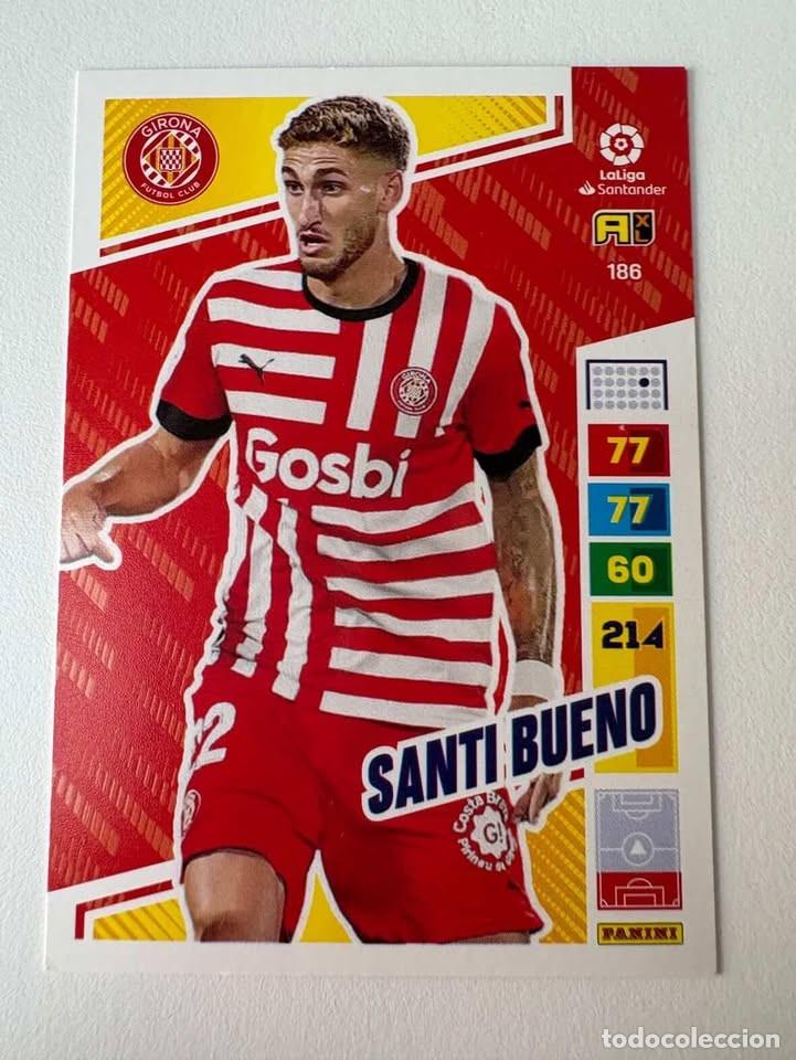 Cromos de f&uacute;tbol: Santi Bueno Girona 186 Adrenalyn 2022-23