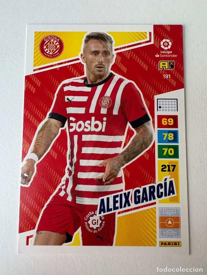 Cromos de f&uacute;tbol: Aleix Garc&iacute;a Girona 191 Adrenalyn 2022-23
