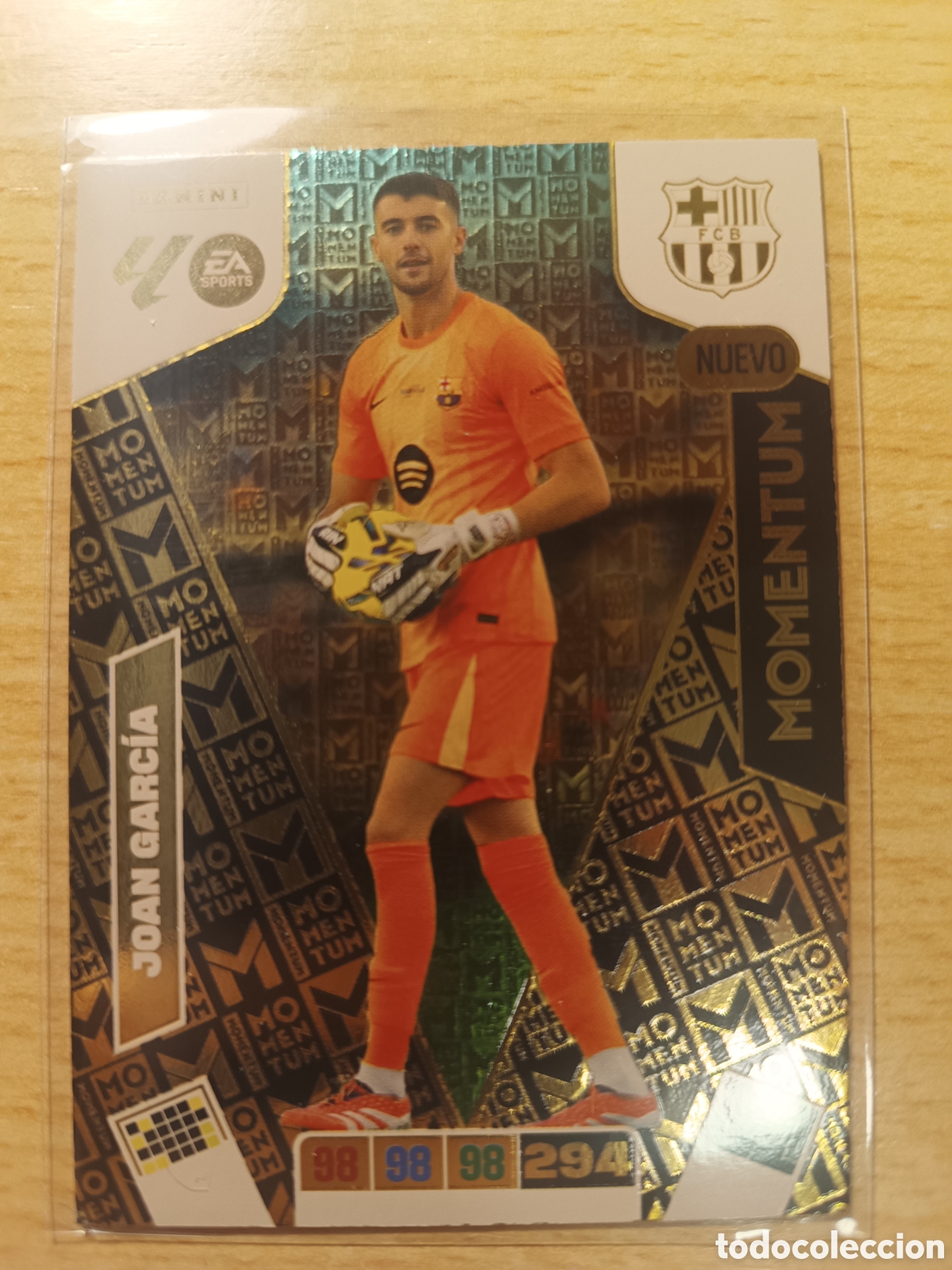 Cromos de f&uacute;tbol: JOAN GARC&Iacute;A NUEVO MOMENTUM FC BARCELONA ADRENALYN XL 2025 2026 PANINI 25 26