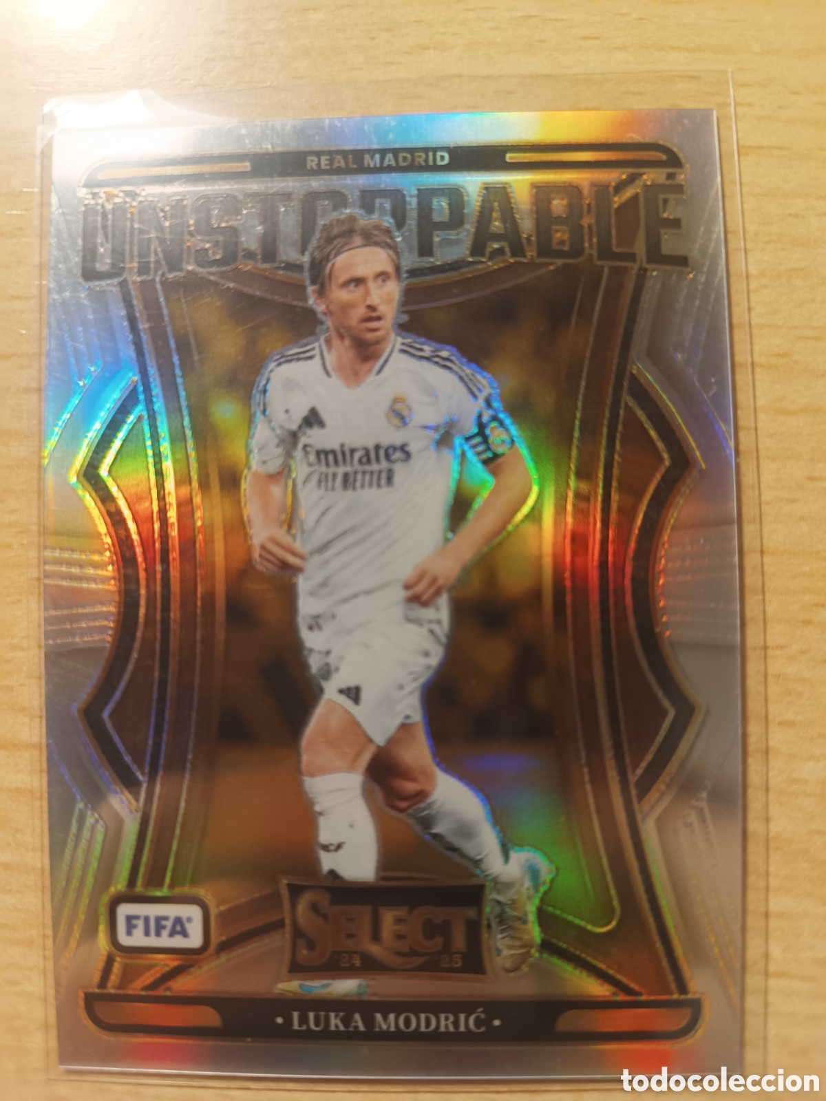 Cromos de f&uacute;tbol: 1 LUKA MODRIC UNSTOPPABLE REAL MADRID SELECT FIFA 2024 2025PANINI 24 25