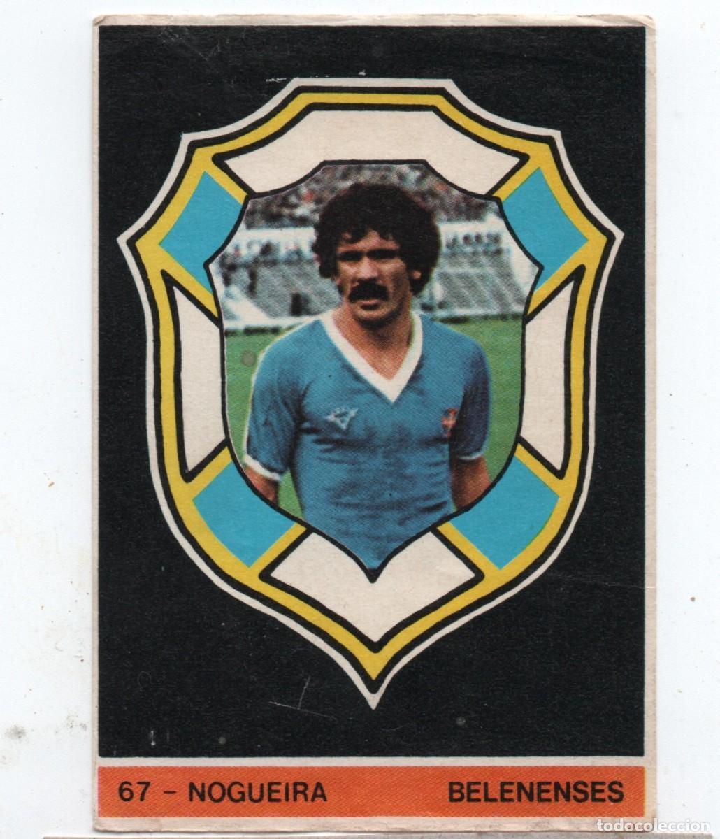 Cromos de f&uacute;tbol: PORTUGAL OLD FOOTBALL STICKER # 67 NOGUEIRA, BELENENSES, NORMAL CONDITION