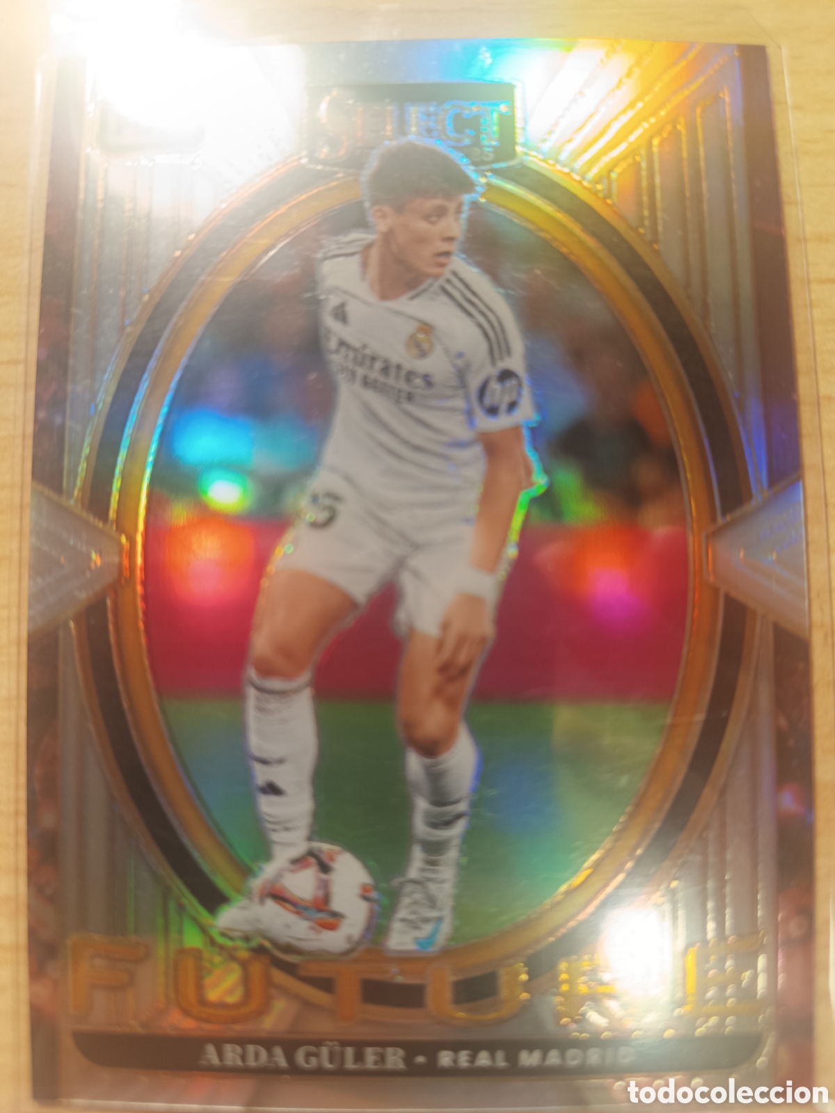 Cromos de f&uacute;tbol: 18 ARDA GULER FUTURE REAL MADRID FIFA SELECT 2024 2025 PANINI PRIZIM 24 25