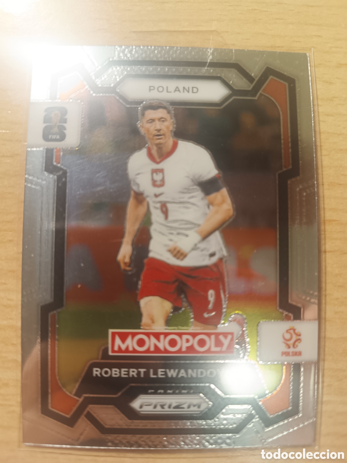 Cromos de f&uacute;tbol: 84 ROBERT LEWANDOWSKI POLAND MONOPOLY PRIZIM FIFA WORLD CUP 2026 MUNDIAL 26