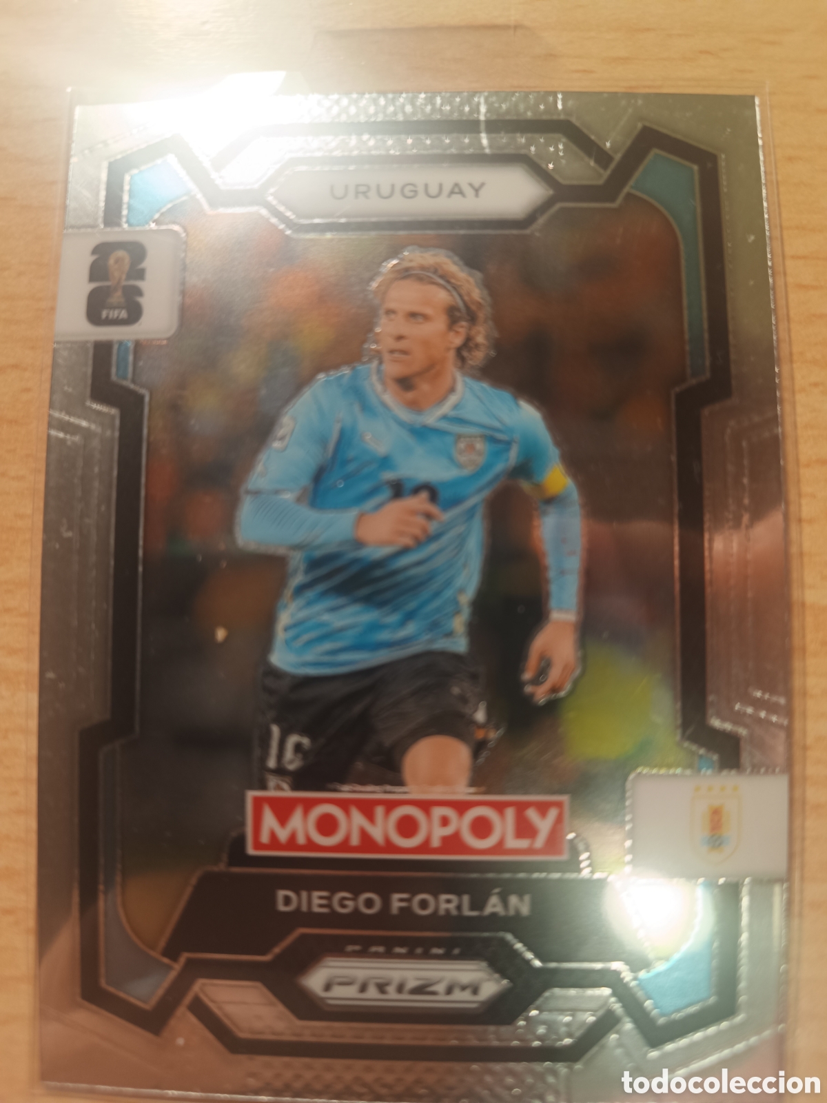 Cromos de f&uacute;tbol: 68 DIEGO FORLAN URUGUAY MONOPOLY PRIZIM FIFA WORLD CUP 2026 MUNDIAL 26