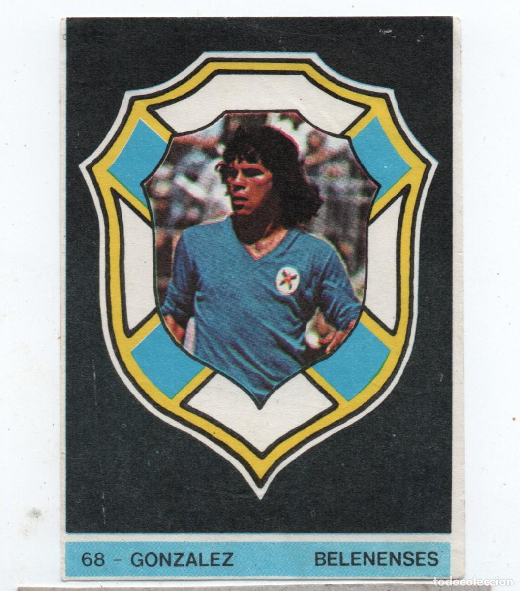 Cromos de f&uacute;tbol: PORTUGAL OLD FOOTBALL STICKER # 68 GONZALEZ, BELENENSES, NORMAL CONDITION