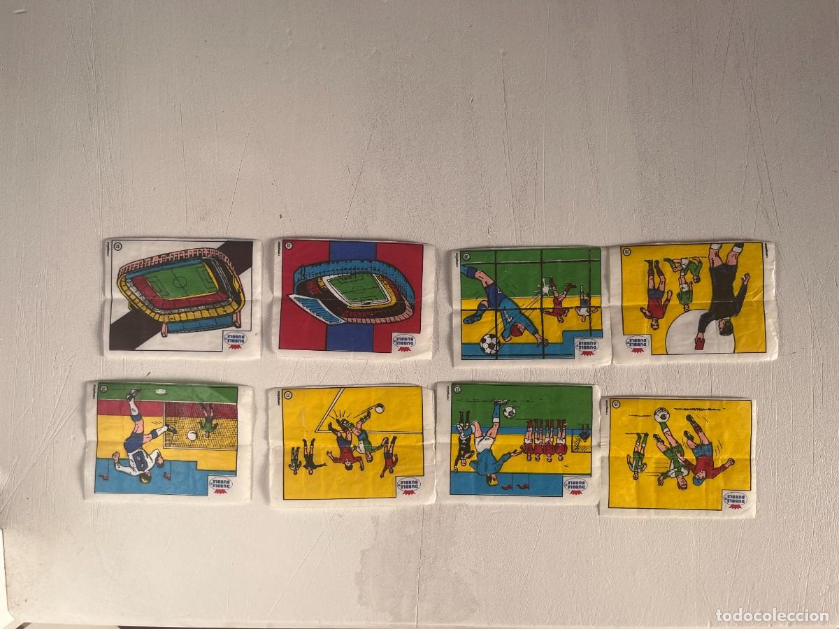 Cromos de f&uacute;tbol: FUTBOL DUBBLE BUBBLE 8 CROMOS