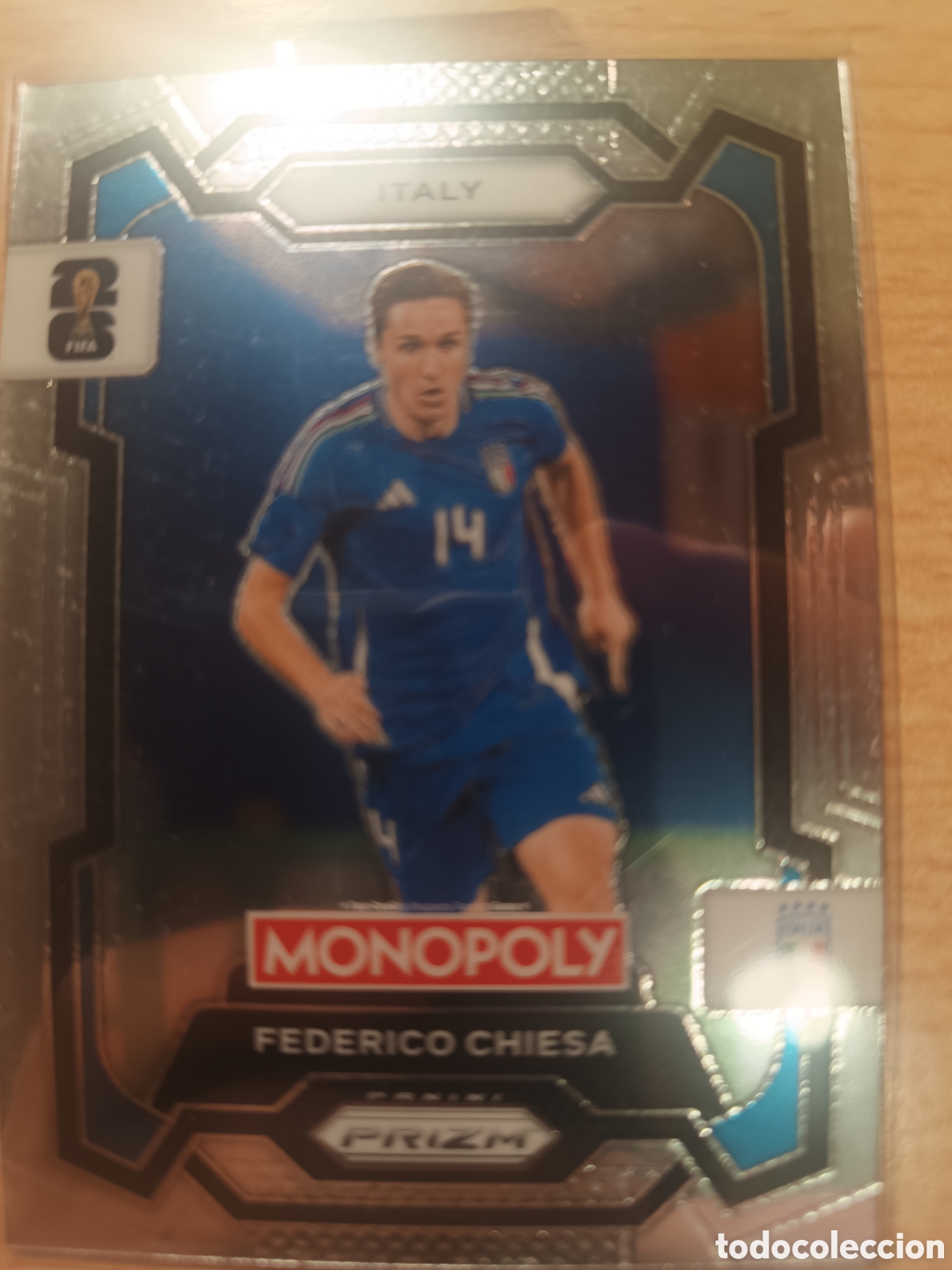 Cromos de f&uacute;tbol: 35 FEDERICO CHIESA ITALY MONOPOLY PRIZIM FIFA WORLD CUP 2026 MUNDIAL 26