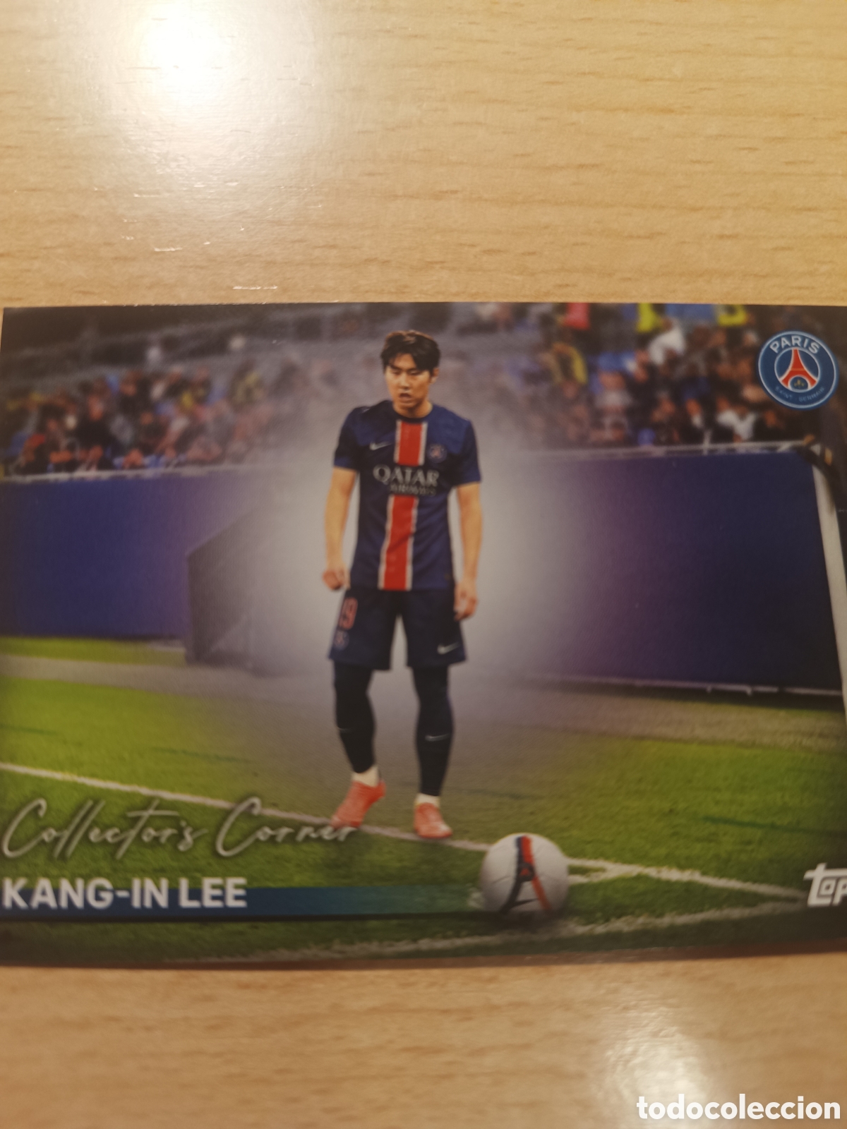 Cromos de f&uacute;tbol: 37 KANG IN LEE COLLECTOR'S CORNER TEAM SET PARIS SAINT GERMAIN PSG 2025 2026 TOPPS 25 26