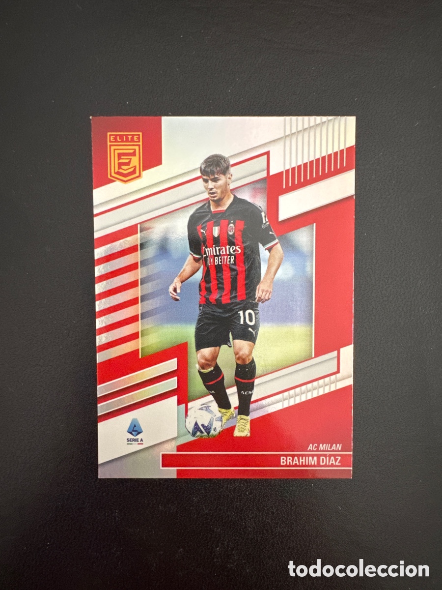 Cromos de f&uacute;tbol: BRAHIM D&Iacute;AZ MIL&Aacute;N NUMERO 1 PANINI DONRUSS ELITE 2022 2023 SERIE A