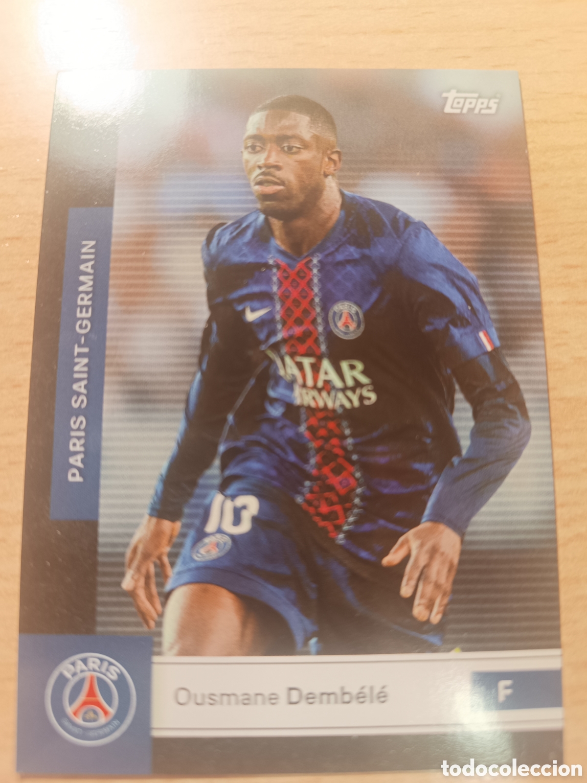 Cromos de f&uacute;tbol: 18 OUSMANE DEMBELE TEAM SET PARIS SAINT GERMAIN PSG 2025 2026 TOPPS 25 26