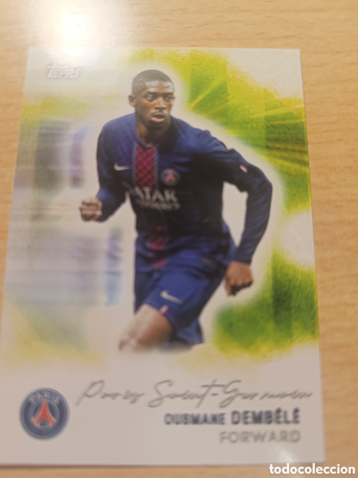 Cromos de f&uacute;tbol: 35 OUSMANE DEMBELE PITCH PURSUITS TEAM SET PARIS SAINT GERMAIN PSG 2025 2026 TOPPS 25 26