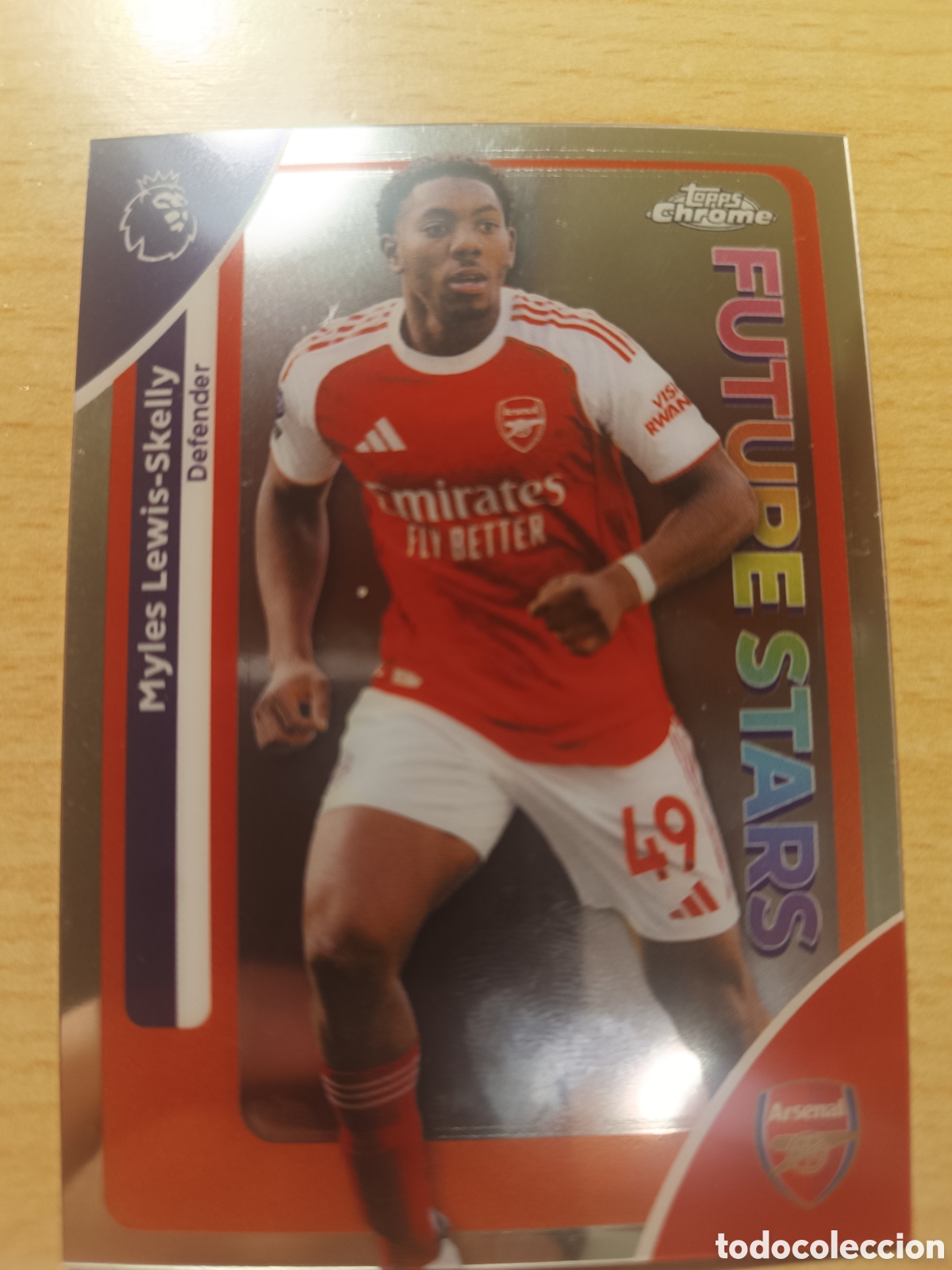 Cromos de f&uacute;tbol: 20 MYLES LEWIS - SKELLY FUTURE STARS ARSENAL TOPPS CHROME PREMIER LEAGUE 2025 2026 25 26