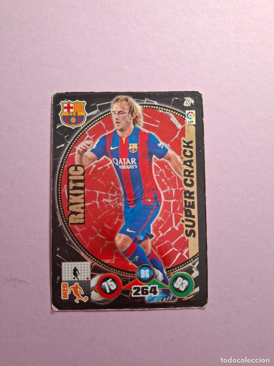 Cromos de f&uacute;tbol: 451 RAKITIC SUPER CRACK BARCELONA PANINI LIGA ADRENALYN XL 2014 2015 14 15