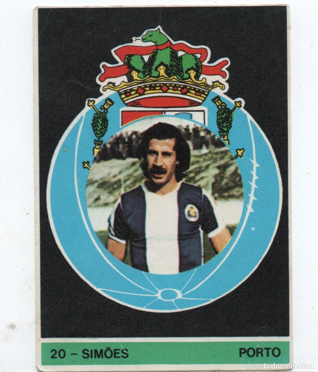 Cromos de f&uacute;tbol: PORTUGAL OLD FOOTBALL STICKER # 20 SIM&Otilde;ES, F.C. PORTO, NORMAL CONDITION