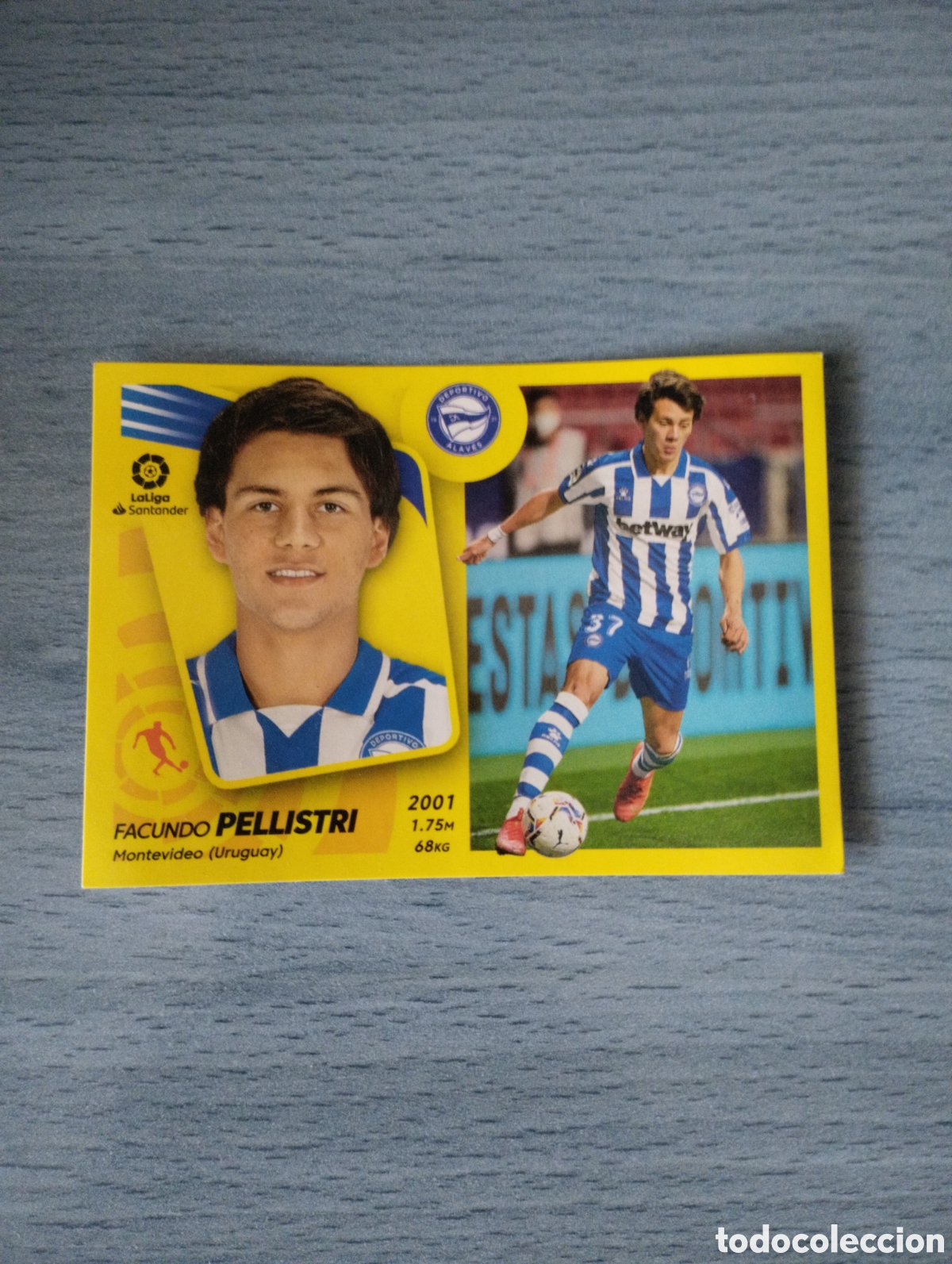 Cromos de Futebol: Cromo ediciones este liga 21 22 coloca 17 bis pellistri alav&eacute;s sin pegar