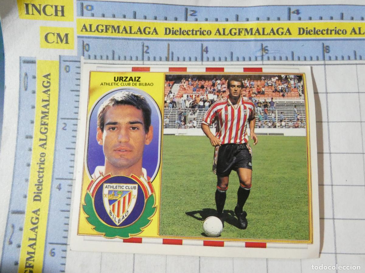 Cromos de Futebol: CROMO DE F&Uacute;TBOL. LIGA ESTE 96 97 1996 1997. COLOCA URZAIZ ATHLETIC BILBAO. 44
