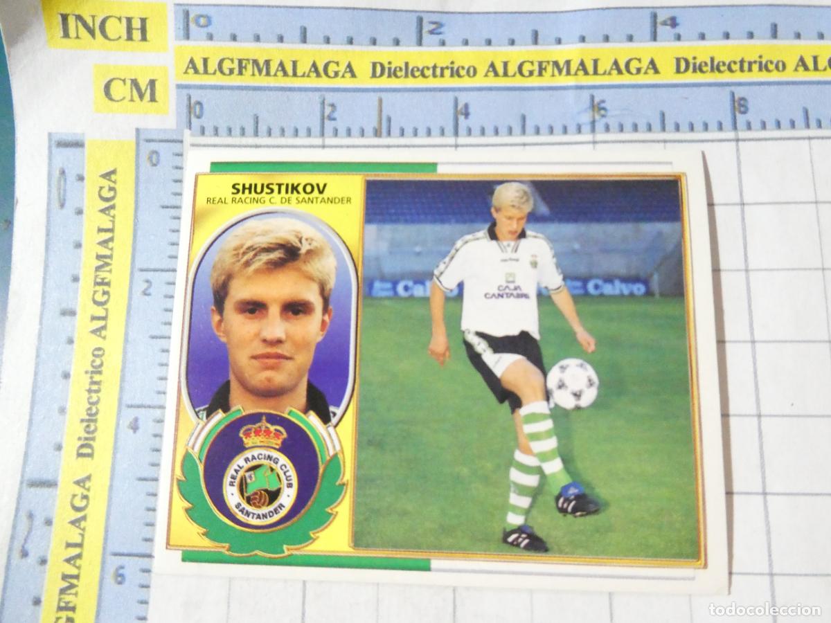 Cromos de f&uacute;tbol: CROMO DE F&Uacute;TBOL. LIGA ESTE 96 97 1996 1997. COLOCA SHUSTIKOV RACING SANTANDER 45
