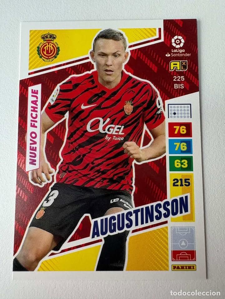 Cromos de f&uacute;tbol: Augustinsson Nuevo Fichaje Mallorca 225bis Adrenalyn 2022-23