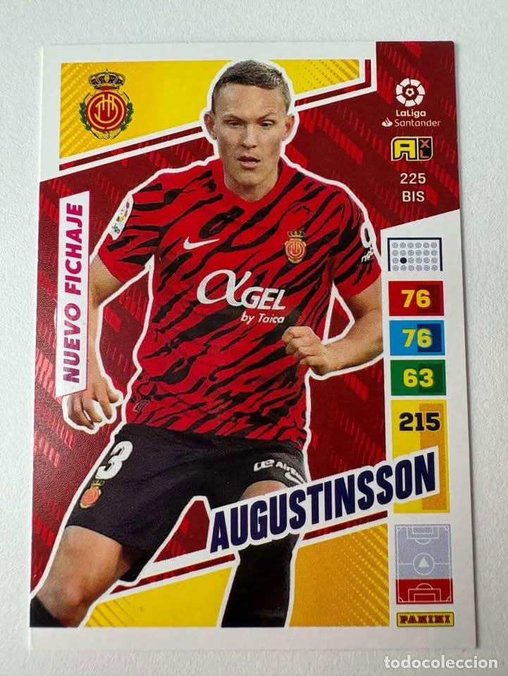 Cromos de f&uacute;tbol: Augustinsson Nuevo Fichaje Mallorca 225bis Adrenalyn 2022-23