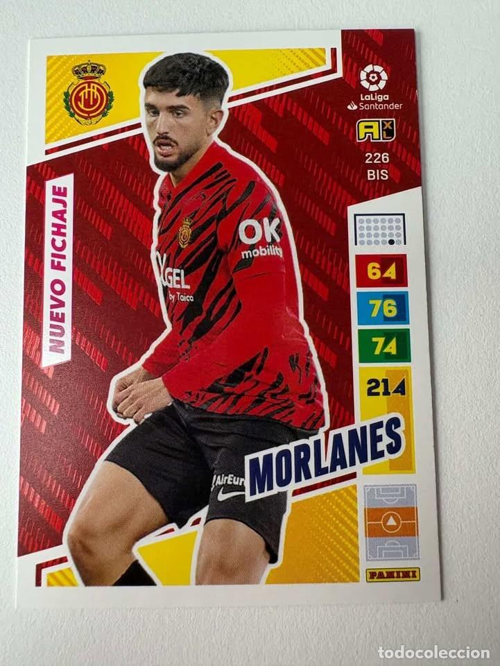 Cromos de f&uacute;tbol: Morlanes Nuevo Fichaje Mallorca 226bis Adrenalyn 2022-23