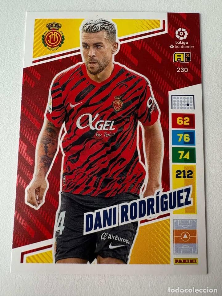 Cromos de f&uacute;tbol: Dani Rodr&iacute;guez Mallorca 230 Adrenalyn 2022-23