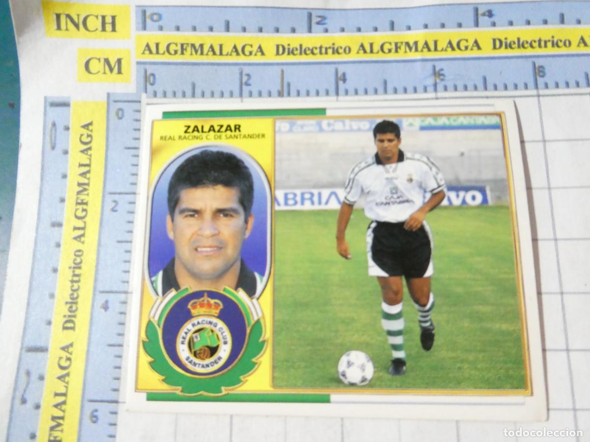 Cromos de f&uacute;tbol: CROMO DE F&Uacute;TBOL. LIGA ESTE 96 97 1996 1997. COLOCA ZALAZAR RACING SANTANDER 52