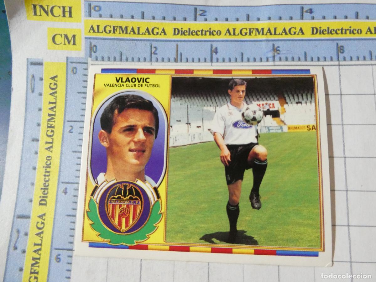 Cromos de f&uacute;tbol: CROMO DE F&Uacute;TBOL. LIGA ESTE 96 97 1996 1997. ULTIMOS FICHAJES 11 VLAOVIC VALENCIA CF 53