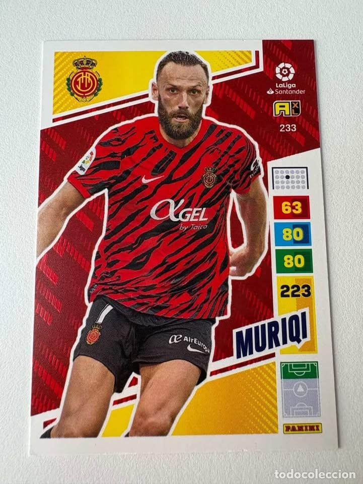 Cromos de f&uacute;tbol: Muriqi Mallorca 233 Adrenalyn 2022-23