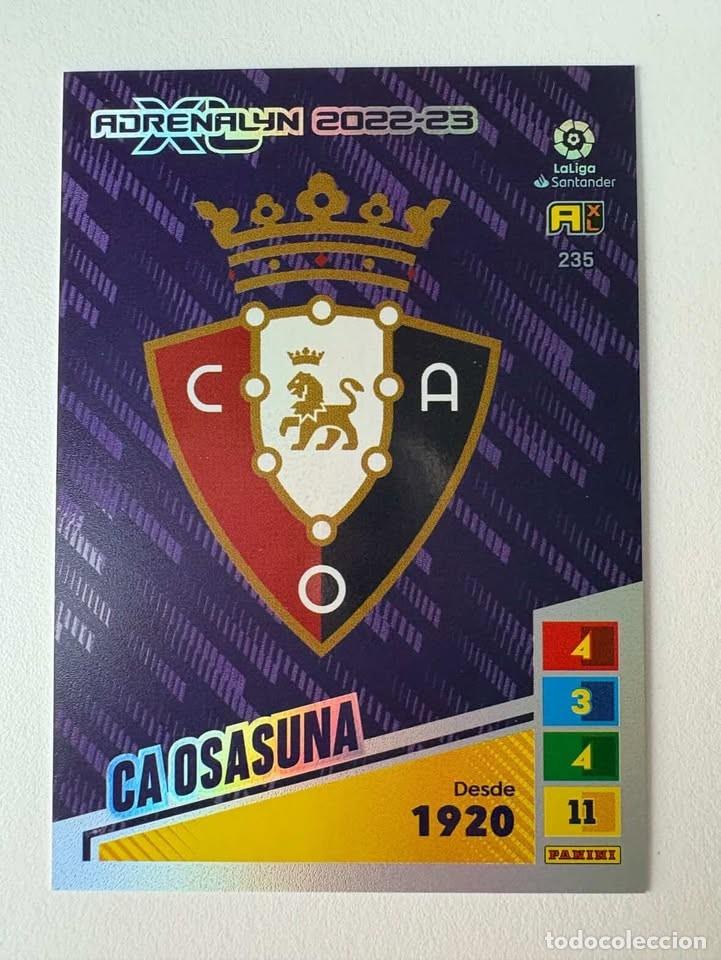 Cromos de Futebol: Escudo Osasuna 235 Adrenalyn 2022-23