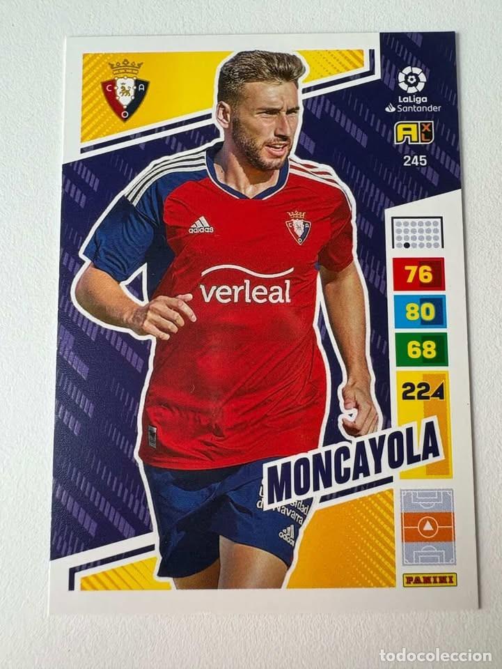Football Stickers: Moncayola Osasuna 245 Adrenalyn 2022-23