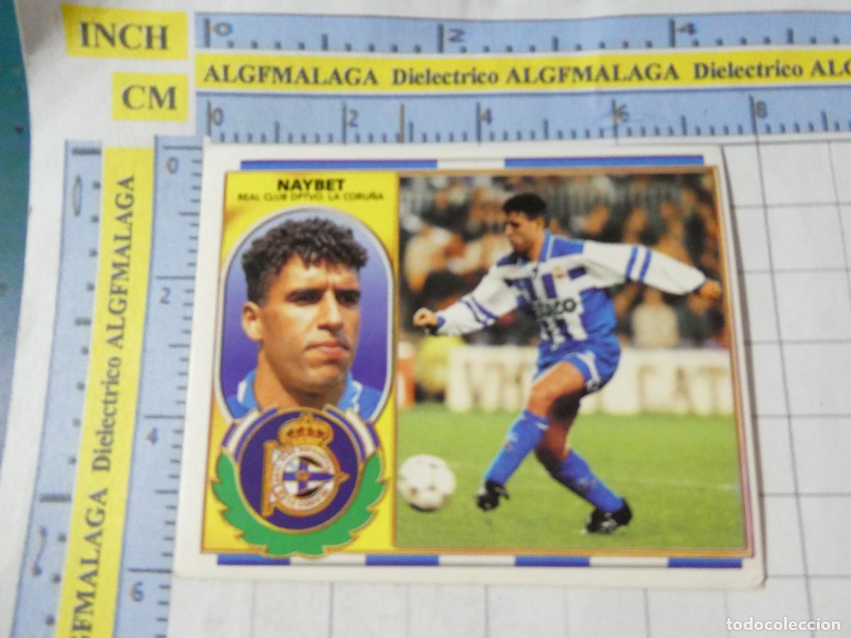 Cromos de f&uacute;tbol: CROMO DE F&Uacute;TBOL. LIGA ESTE 96 97 1996 1997. ULTIMOS FICHAJES 6 NAYBET DEPORTIVO CORU&Ntilde;A 60