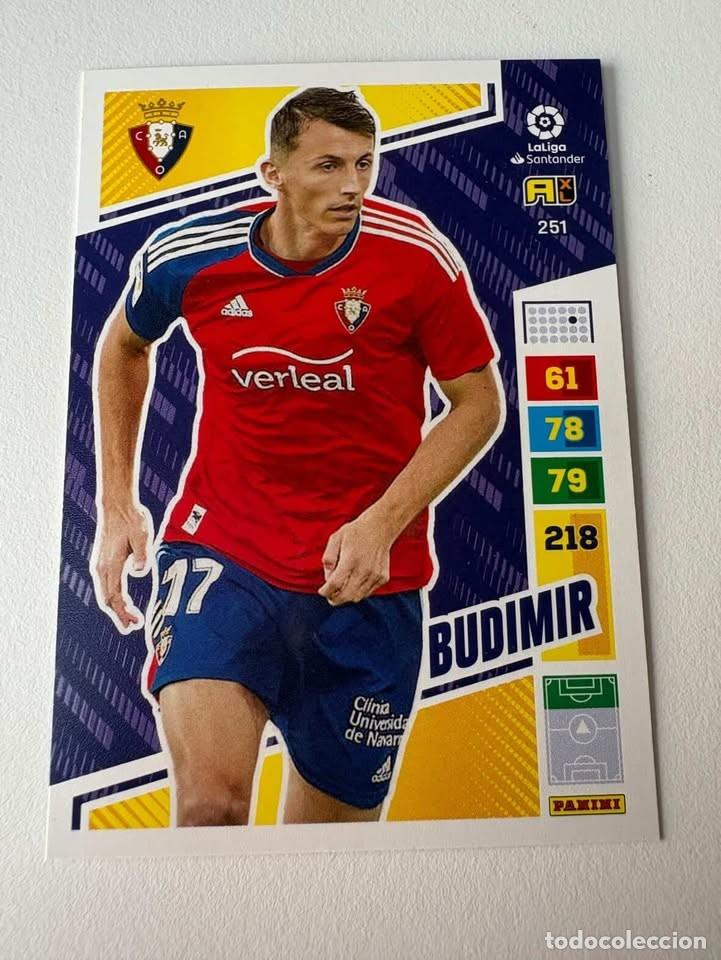 Cromos de f&uacute;tbol: Budimir Osasuna 251 Adrenalyn 2022-23