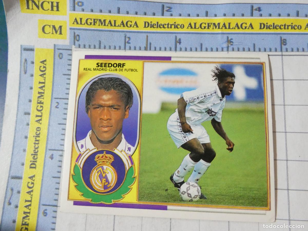 Cromos de f&uacute;tbol: CROMO DE F&Uacute;TBOL. LIGA ESTE 96 97 1996 1997. SEEDORF REAL MADRID CF 62