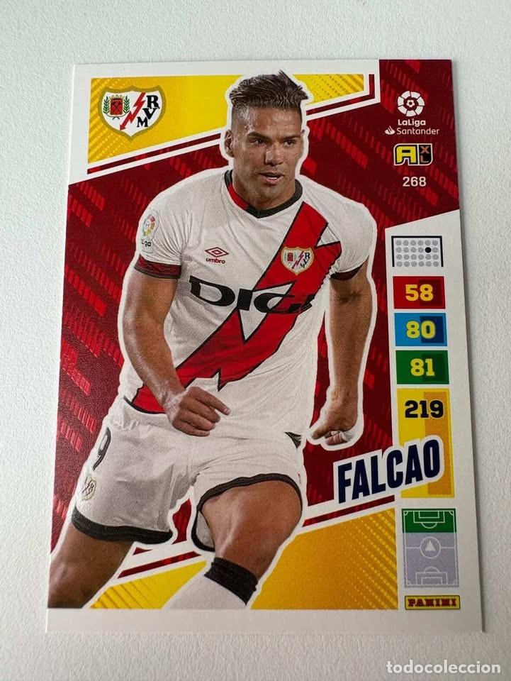 Cromos de f&uacute;tbol: Falcao Rayo Vallecano 268 Adrenalyn 2022-23