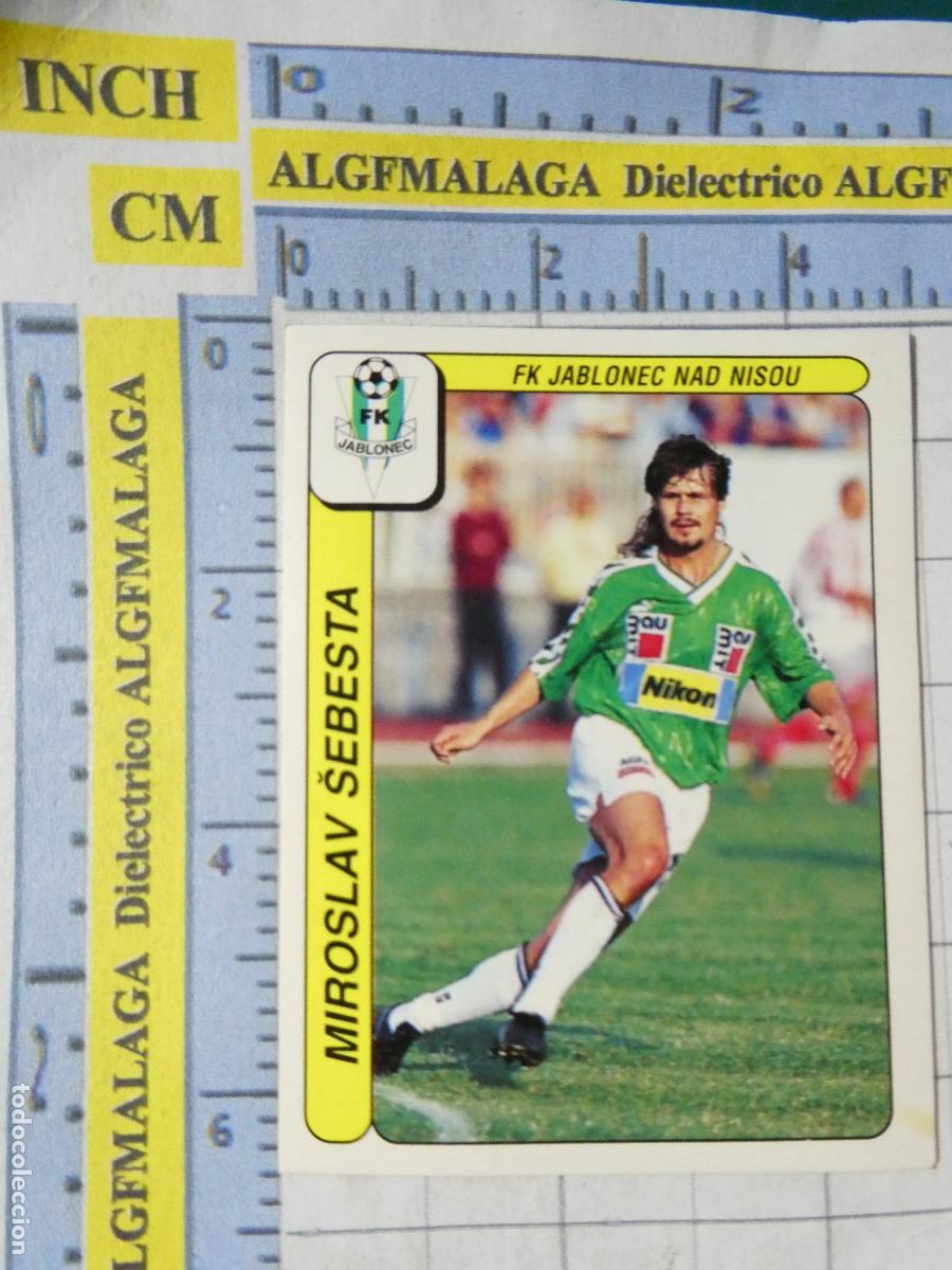Cromos de Futebol: CROMO DE F&Uacute;TBOL. LIGA CHECOSLOVACA 1998 PANINI CESKY FOTBAL. 154 MIROSLAV SEBESTA. 67