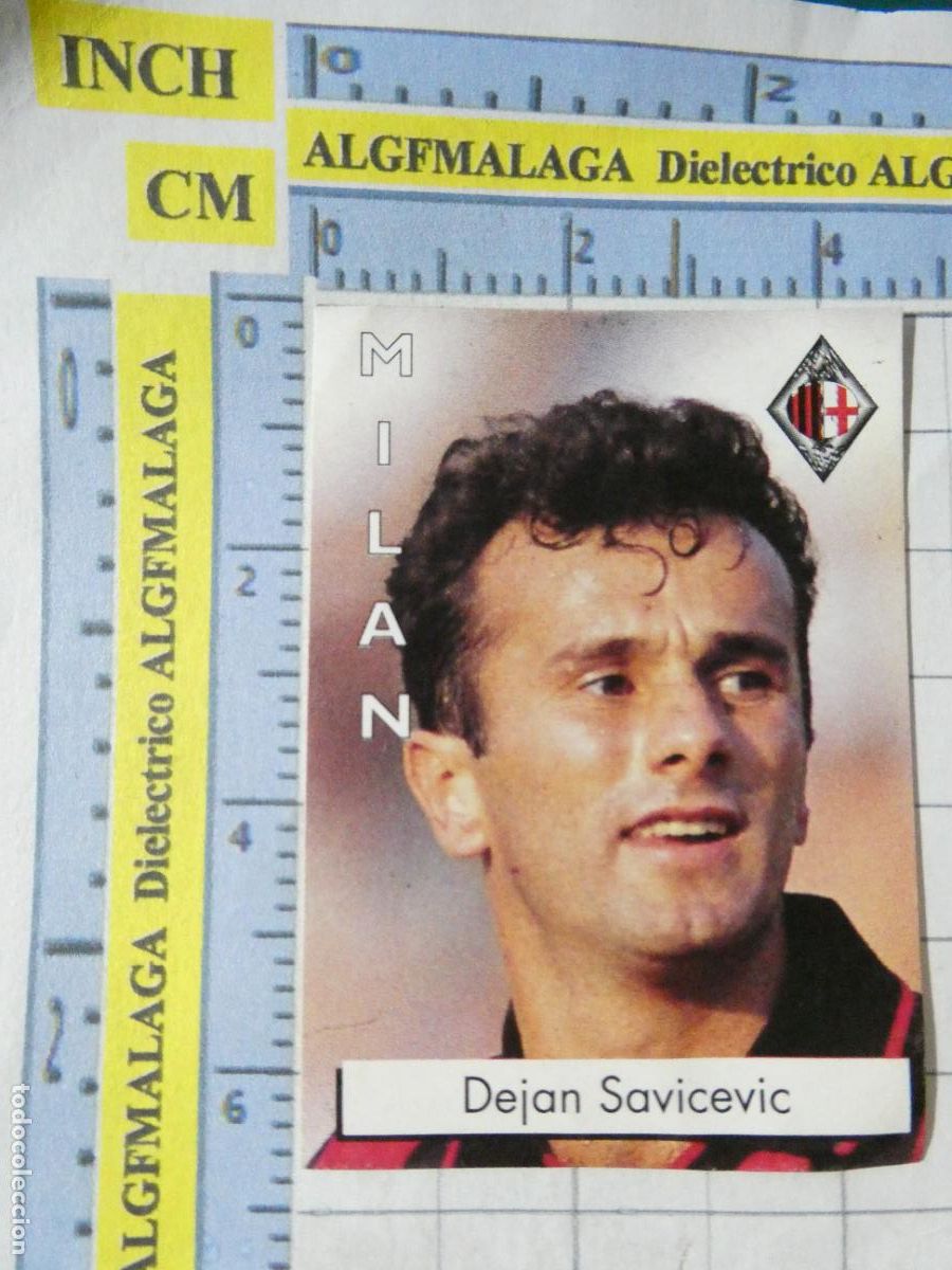 Cromos de Futebol: CROMO DE F&Uacute;TBOL. LIGA CHECOSLOVACA 1998 PANINI CESKY FOTBAL. 159 MILAN DEJAN SAVICEVIC. 68